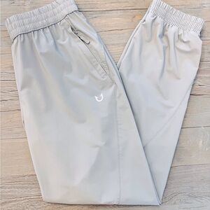 Northward Women's Athletic Joggers Light Gray Zip 3-Pockets Size-M NWT